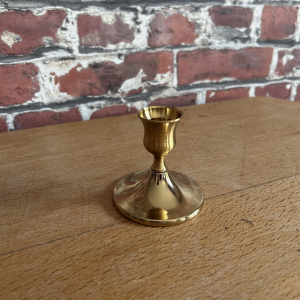 Bougeoir doré vintage