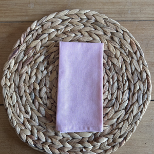 Serviette rose